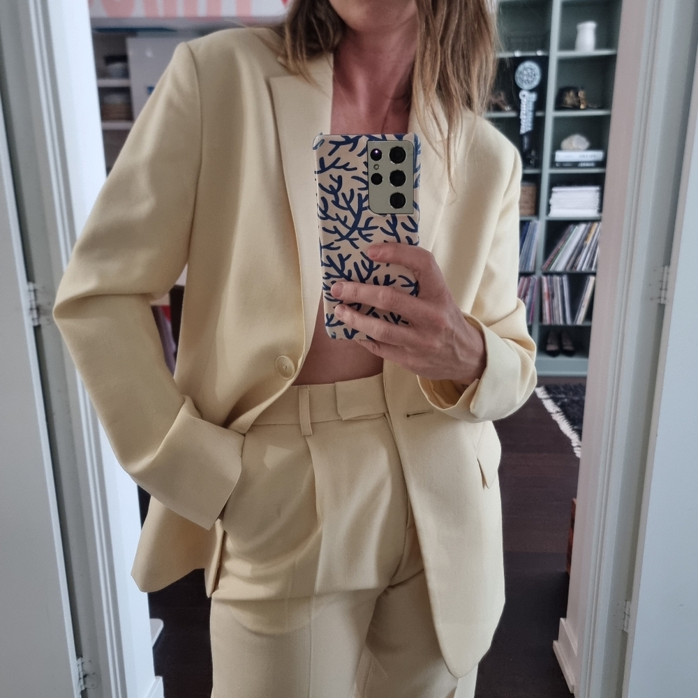 Assembly Label Cream Blazer